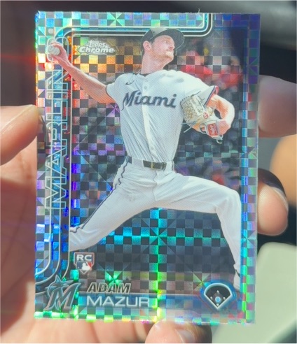 2025 Topps Chrome #157 Adam Mazur — front