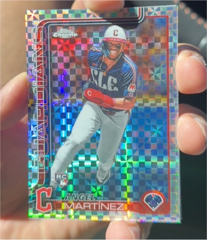 2025 Topps Chrome #27 Angel Martinez — front