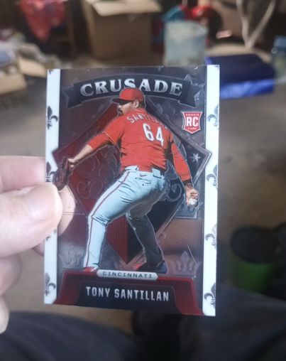 2022 Panini Chronicles Crusade #10 Tony Santillan — front