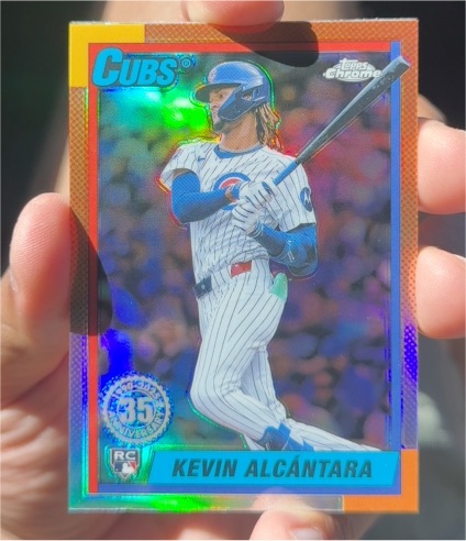 2025 Topps Chrome #90CB-14 Kevin Alcantara — front