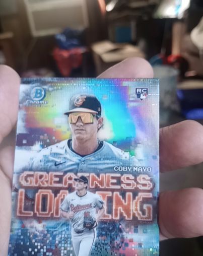 2025 Bowman Chrome Greatness Loading #GL-2 Coby Mayo Rookie RC — front