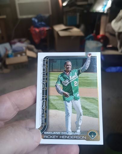 2025 Topps Series 2 #FP2-3 Rickey Henderson — front