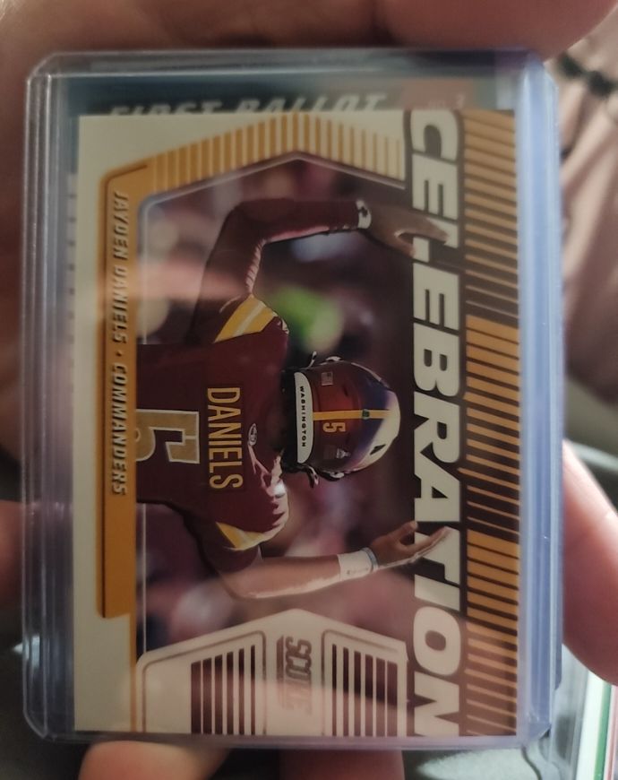 2025 Panini Score Celebration #C-JDA Jayden Daniels — front