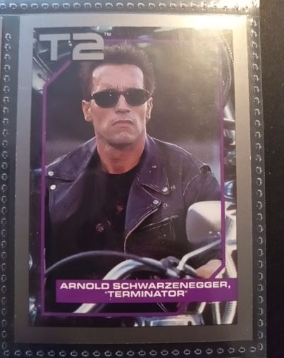 1991 Impel Terminator 2: Judgment Day #134 Arnold Schwarzenegger, "Terminator" — front