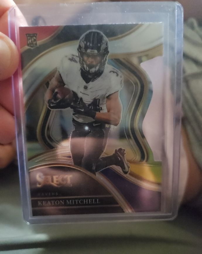 2023 Panini Select Club Level #201 Keaton Mitchell — front