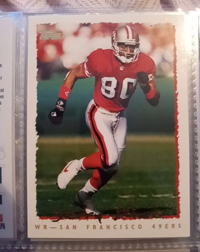 1995 Topps #220 Jerry Rice — front