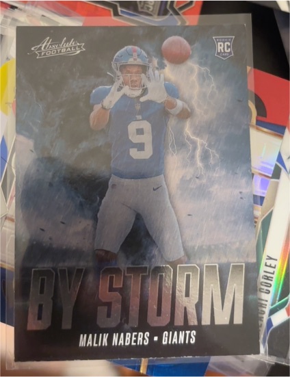 2024 Panini Absolute - By Storm #BS-MNS Malik Nabers — front