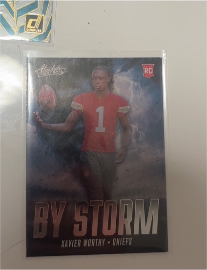 2024 Panini Absolute - By Storm #BS-XWY Xavier Worthy — front