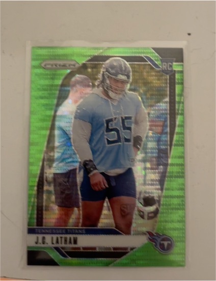 2024 Panini Prizm #334 J.C. Latham — front