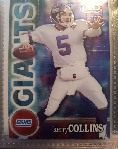 2000 Topps Finest #37 Kerry Collins — front
