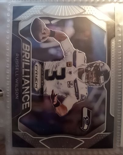 2019 Panini Prizm Brilliance #B-RW Russell Wilson — front