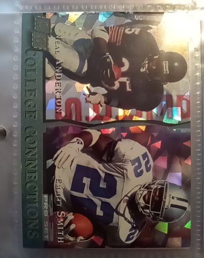 1993 Pro Set College Connections #CC3 Emmitt Smith / Neal Anderson — front