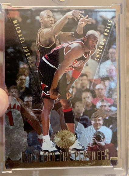 1995-96 Upper Deck SP Championship Race For The Playoffs #121 Michael Jordan — front