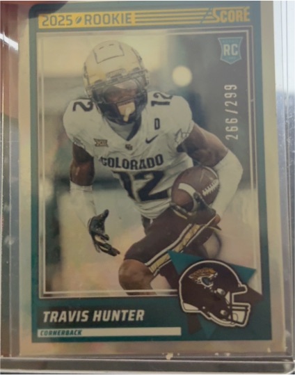 2025 Panini Score #20 Travis Hunter — front