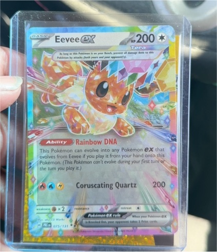 2016 Pokémon Prismatic Evolutions #075 Eevee ex — front
