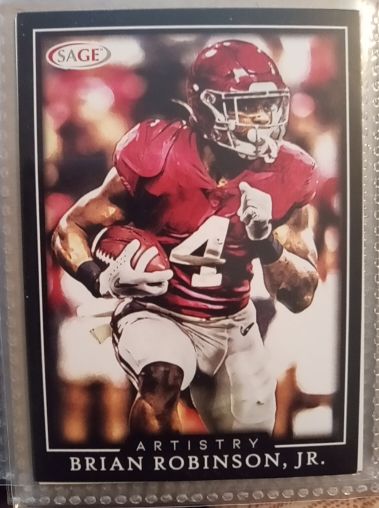 2022 SAGE Artistry #35 Brian Robinson Jr. — front
