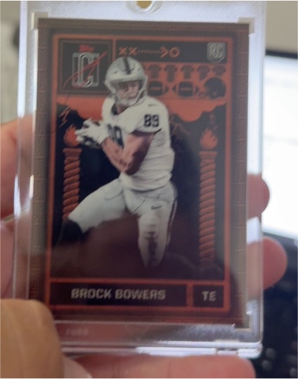 2024 Topps Signature Class #O-9 Brock Bowers — front