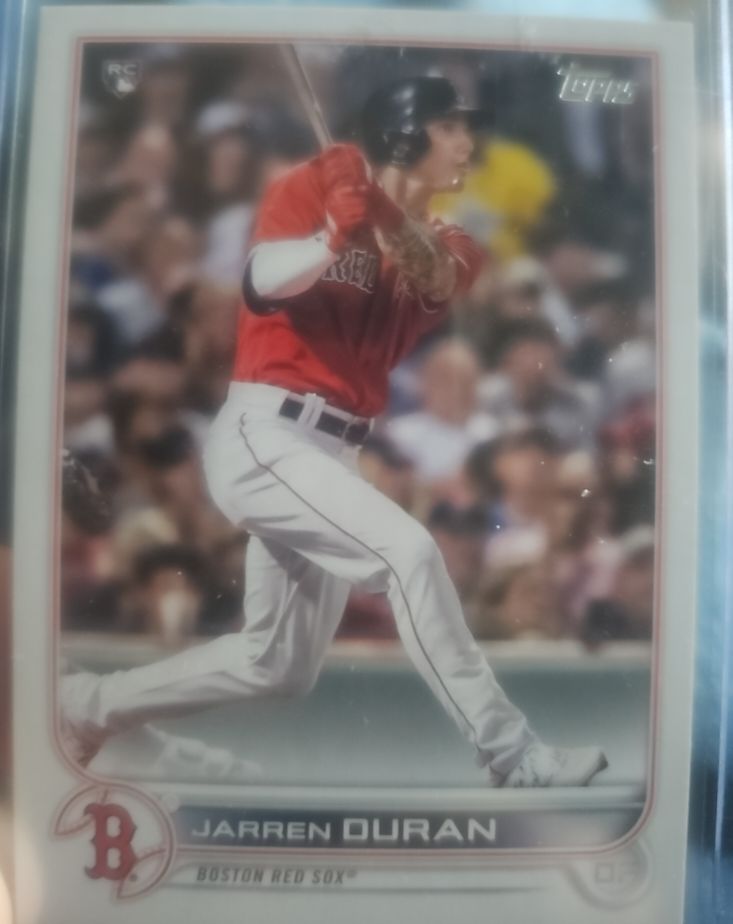 2022 Topps #187 Jarren Duran — front