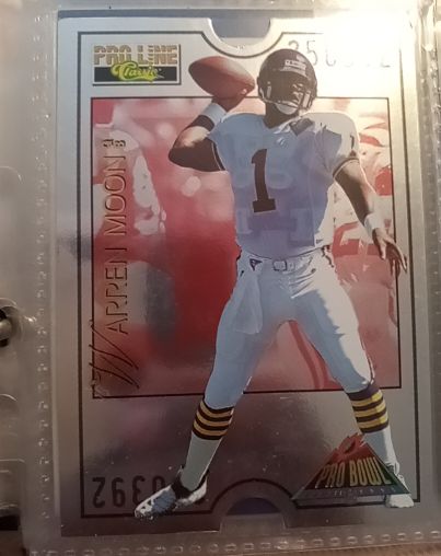 1995 Pro Line #PB-17 Warren Moon Pro Bowl Minnesota Vikings — front