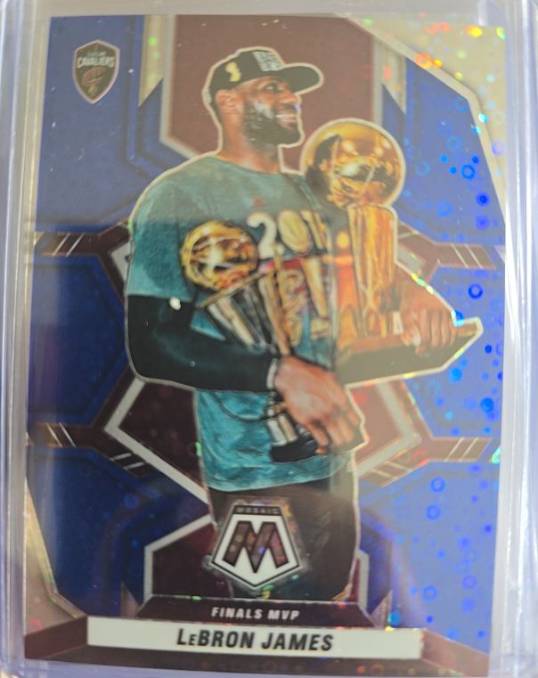 2021-22 Panini Mosaic #298 LeBron James Finals MVP — front