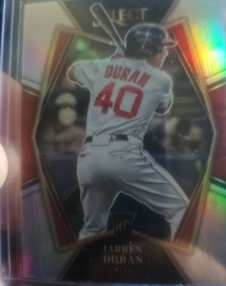 2022 Panini Select Premier Level Silver Prizm Rookie #118 Jarren Duran — front