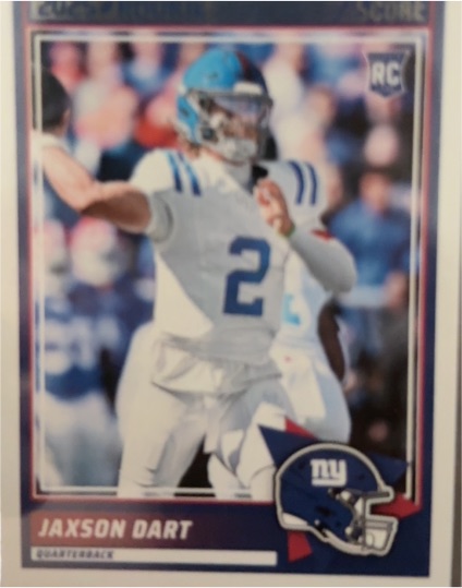 2025 Panini Score #35 Jaxson Dart — front