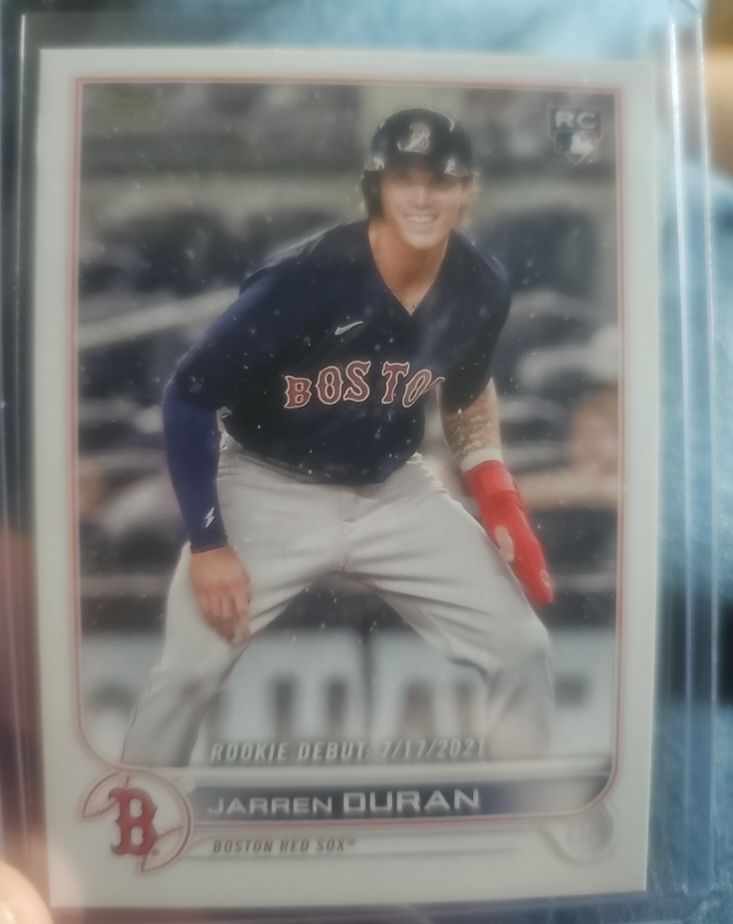 2022 Topps Update #US118 Jarren Duran — front