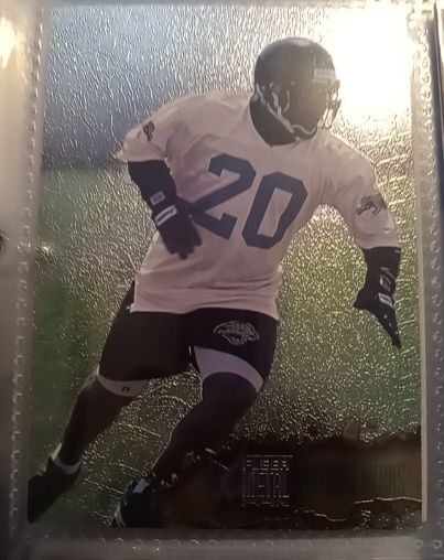 1996 Fleer Metal #58 Natrone Means — front