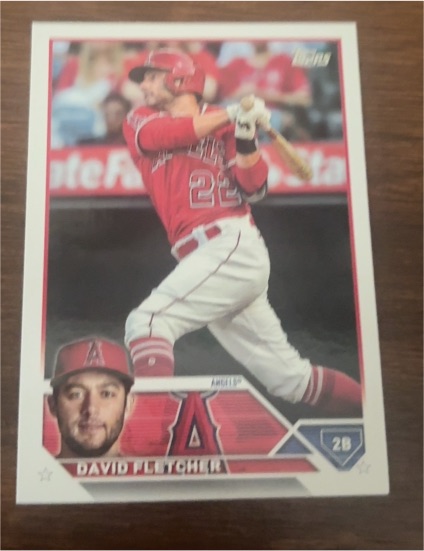 2023 Topps #636 David Fletcher — front