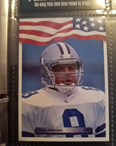 1992 All World #130 Troy Aikman — front