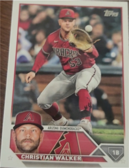 2023 Topps #639 Christian Walker — front