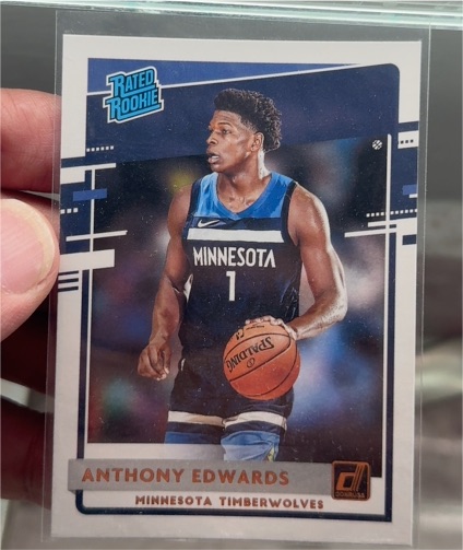 2020-21 Donruss #201 Anthony Edwards Rated Rookie — front