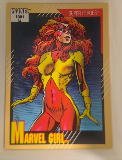 1991 Impel Marvel Universe Series 2 #4 Marvel Girl — front