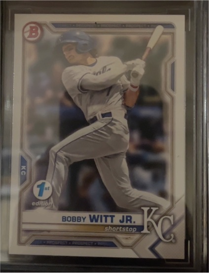 2021 Bowman Draft 1st Edition #BD-47 Bobby Witt Jr. — front
