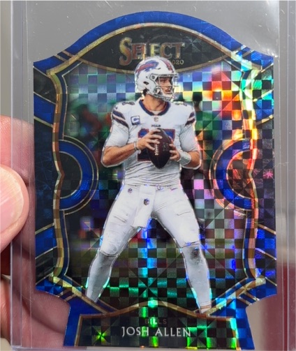 2020 Panini Select Concourse Die Cut #22 Josh Allen — front