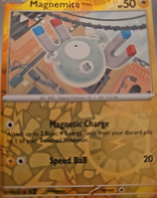 2023 Pokémon SV02: Paldea Evolved #065 Magnemite Reverse Holo — front