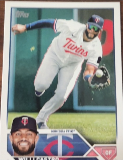 2023 Topps #411 Willi Castro Minnesota Twins — front