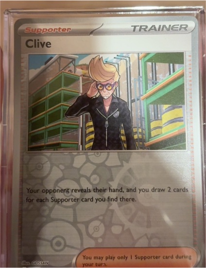 2024 Pokémon Paldean Fates #078 Clive — front