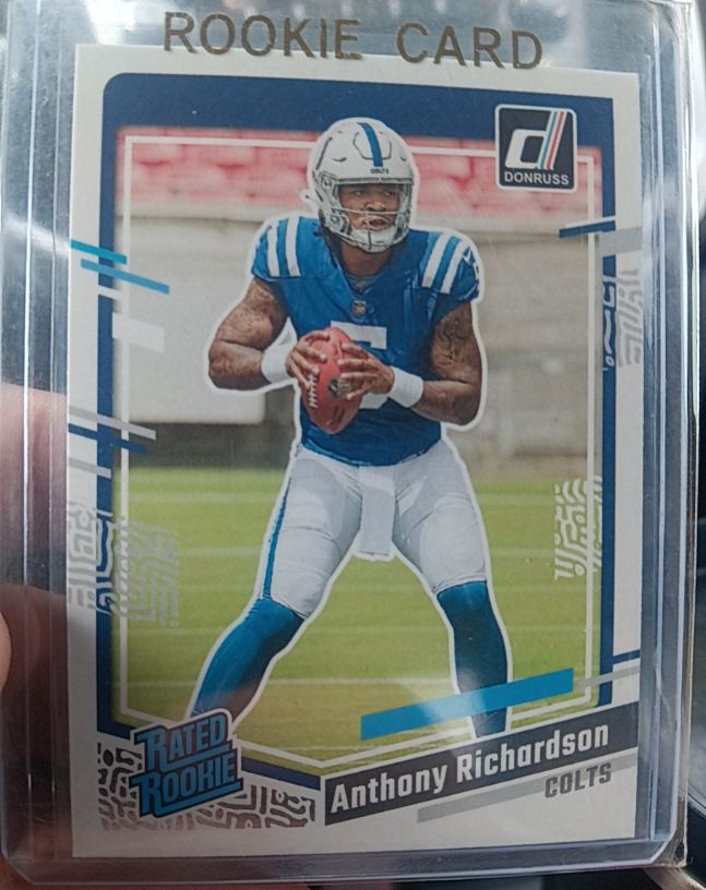 2023 Donruss #343 Anthony Richardson Rated Rookie — front