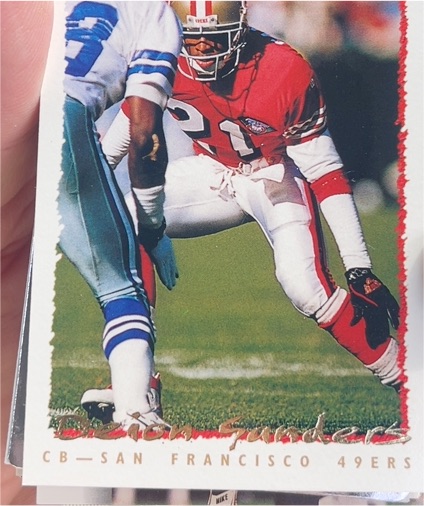 1995 Topps #353 Deion Sanders — front