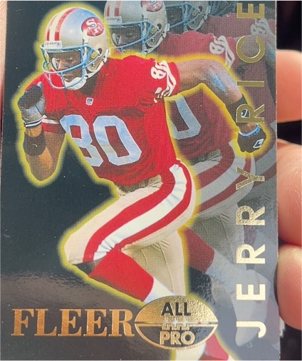 1994 Fleer All Pro #9 Jerry Rice — front