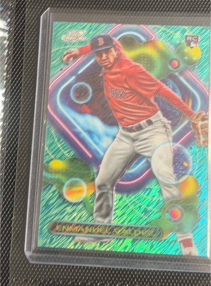 2023 Topps Cosmic Chrome #195 Enmanuel Valdez — front