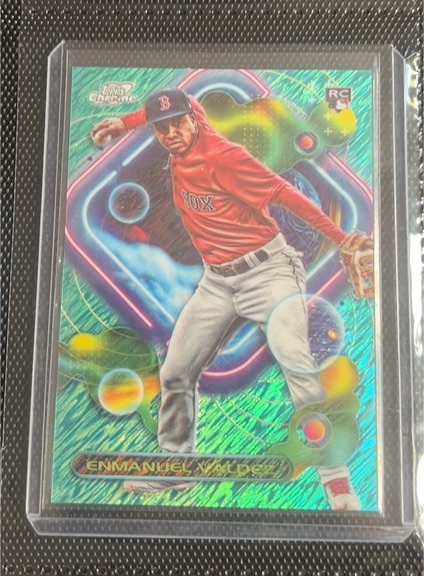 2023 Topps Cosmic Chrome #195 Enmanuel Valdez — front