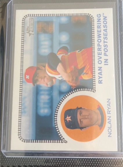2022 Topps Heritage High Number #AA-8 Nolan Ryan — front
