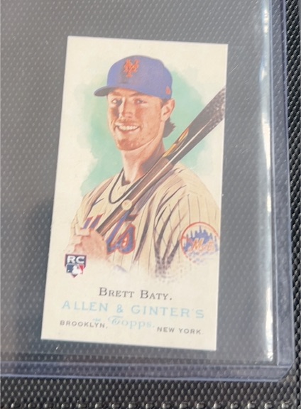 2023 Topps Allen & Ginter Mini #RDV-5 Brett Baty — front