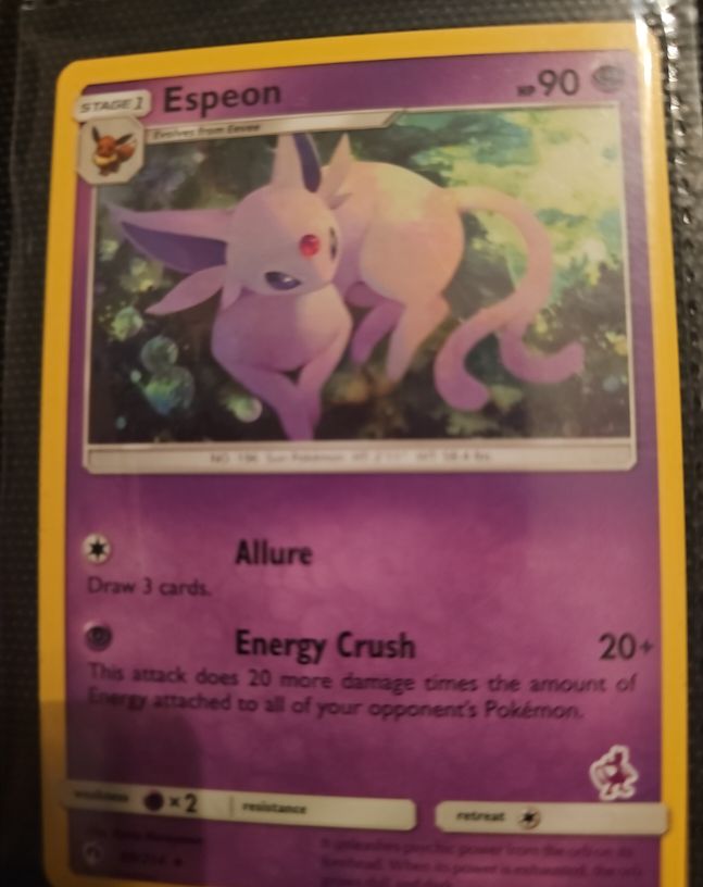 2018 Pokémon Sun & Moon Lost Thunder #89 Espeon — front