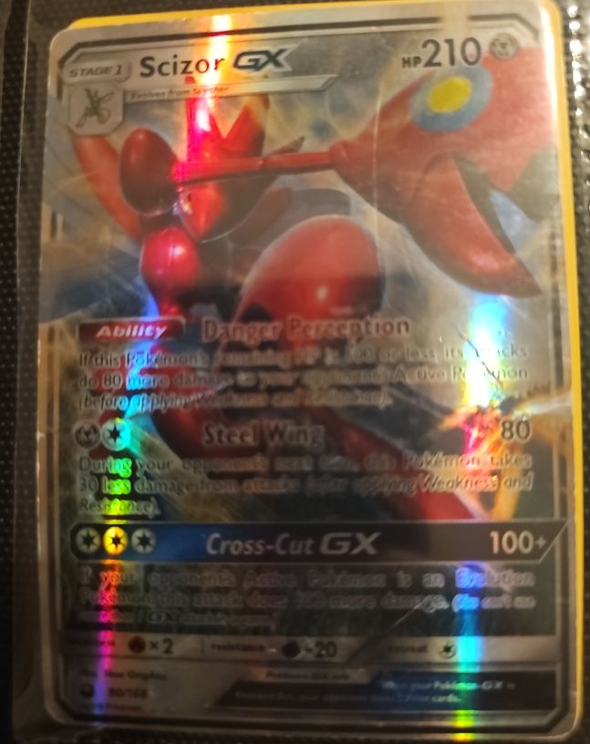 2017 Pokémon Sun & Moon Celestial Storm #90 Scizor GX — front