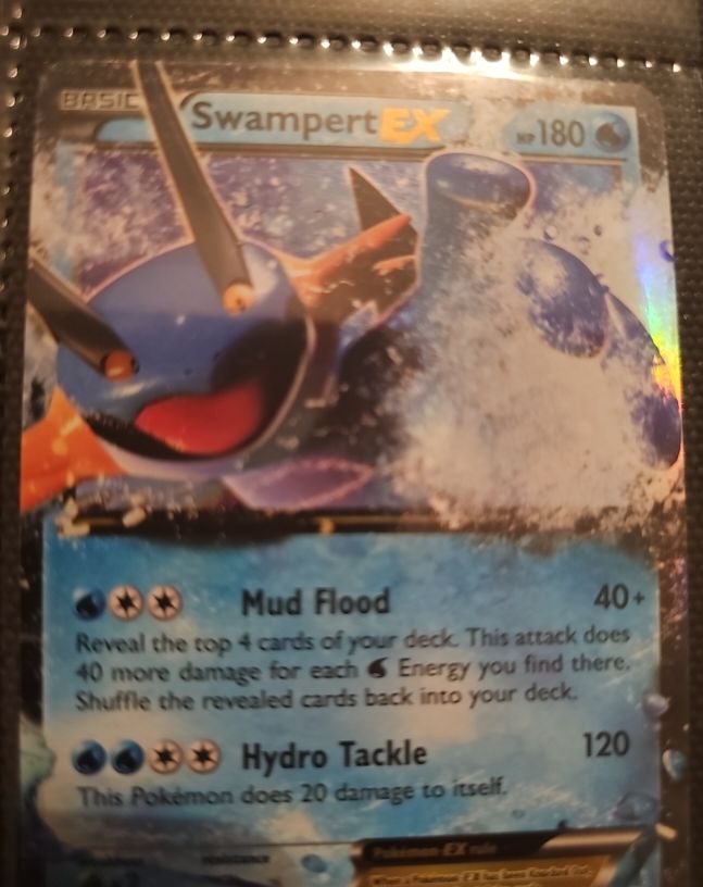 2015 Pokémon XY Promos #XY55 Swampert EX — front