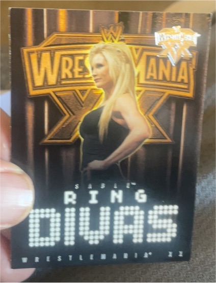 2004 Fleer WWE WrestleMania XX #59 Sable Ring Divas — front