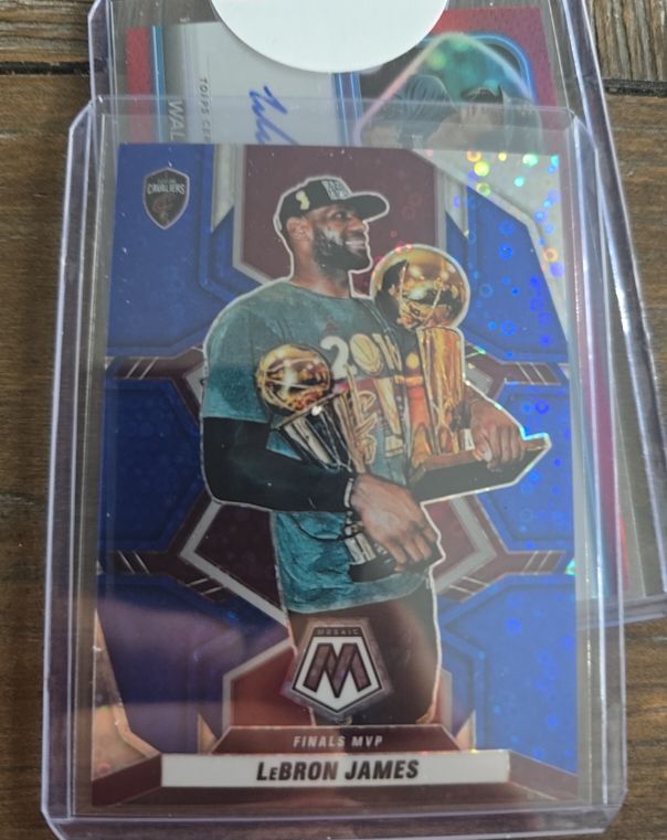 2021-22 Panini Mosaic #298 LeBron James Finals MVP — front